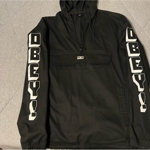 Obey half zip